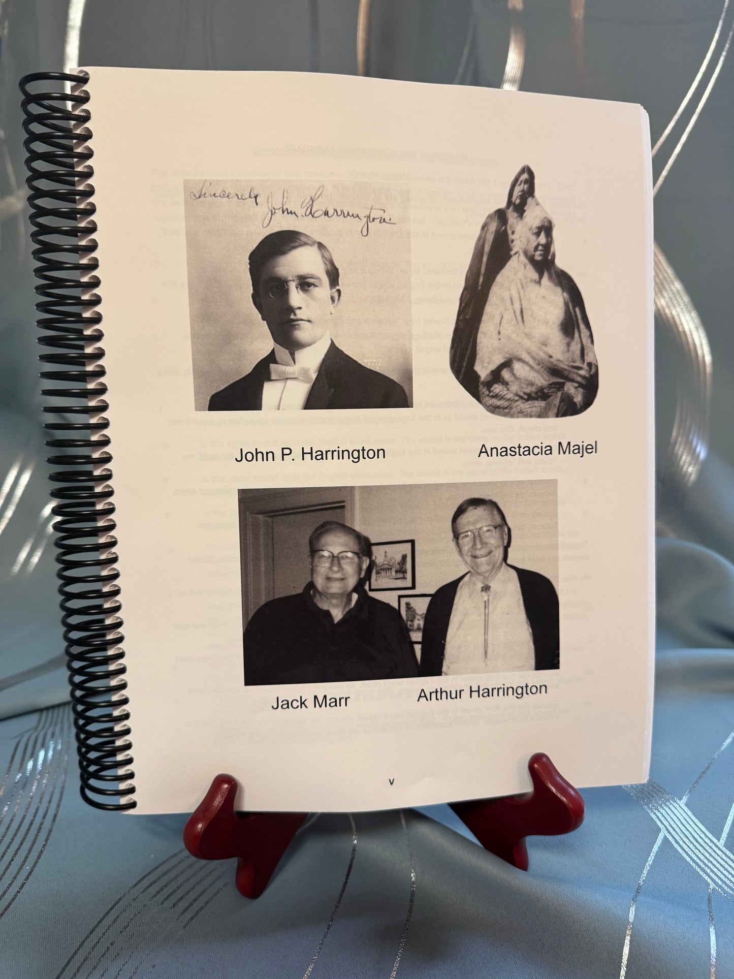 photos inside acjachemem language book